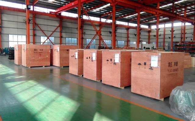 中國(guó)國(guó)電集團(tuán)合作項(xiàng)目高壓羅茨鼓風(fēng)機(jī)裝箱中